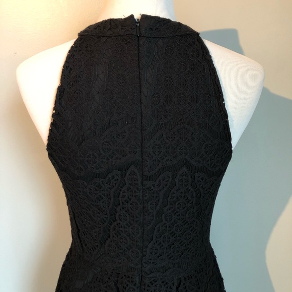 Mossimo Black Lace Skater Sleeveless Dress, size Small - Picture 5 of 8